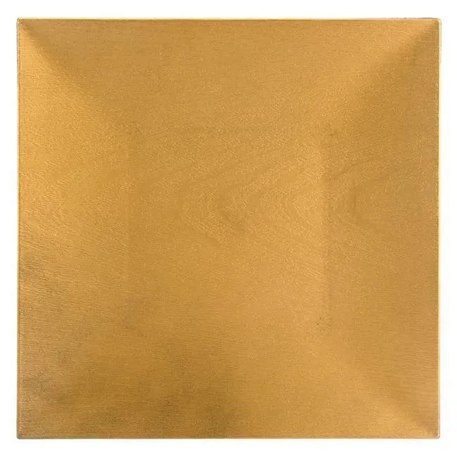 Pjatë Plastike Dekorative Katrore "Gold" 30 Cm - 1