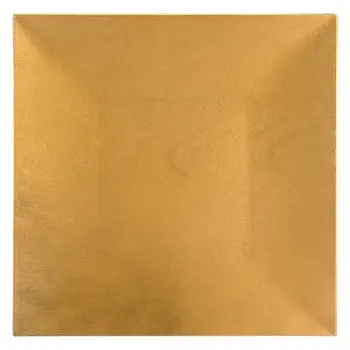 Pjatë Plastike Dekorative Katrore "Gold" 30 Cm