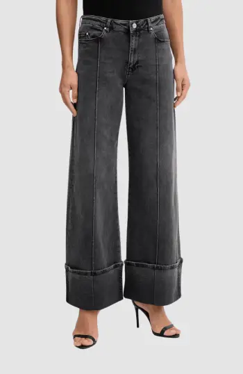 Turn Up Denim Pants
