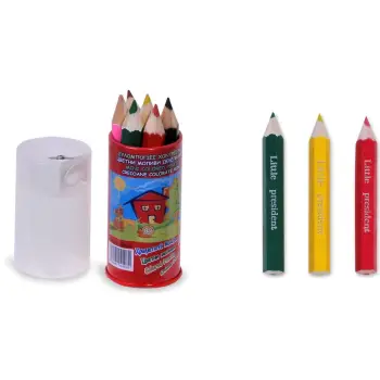 Lapsa Druri Të Trash Me Ngjyra "Little President'' &amp; 1 Prehëse 6 Copë