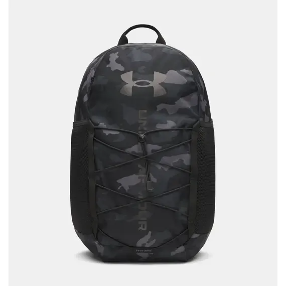 Çantë shpine Under Armour Hustle Sport 6.0, 26L, xhep laptopi 16", kamuflazh i zi - 1