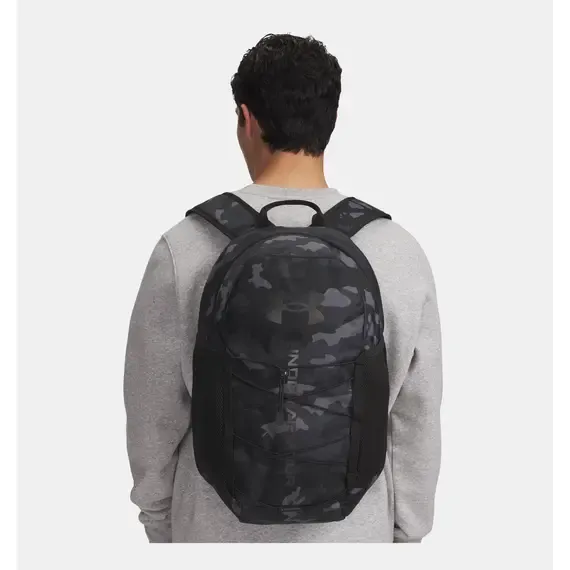 Çantë shpine Under Armour Hustle Sport 6.0, 26L, xhep laptopi 16", kamuflazh i zi - 5