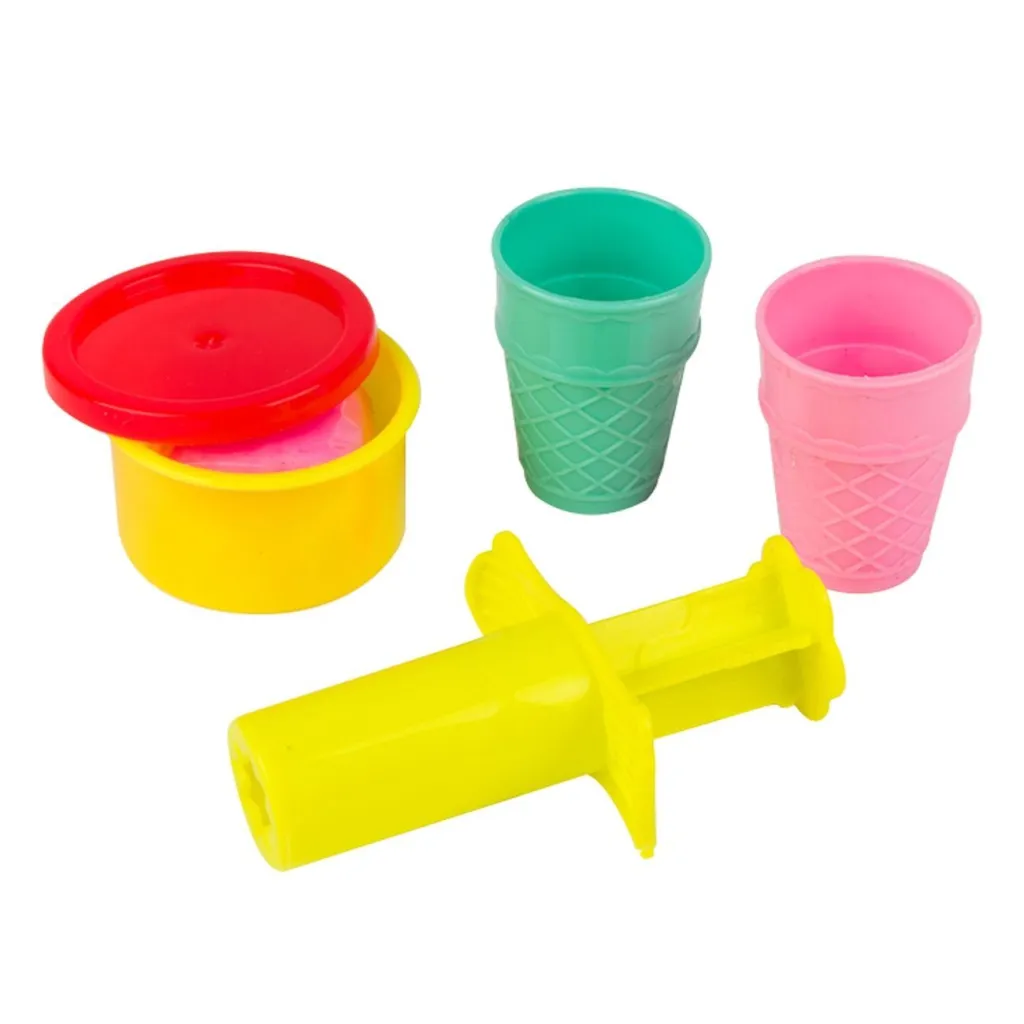 Plastelinë Mini Set "Bej Akullore Me Kaush" - 1
