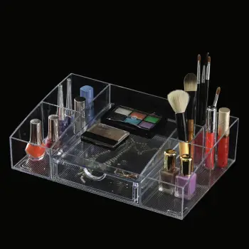 Organizuese kozmetike transparente 33x21x9cm