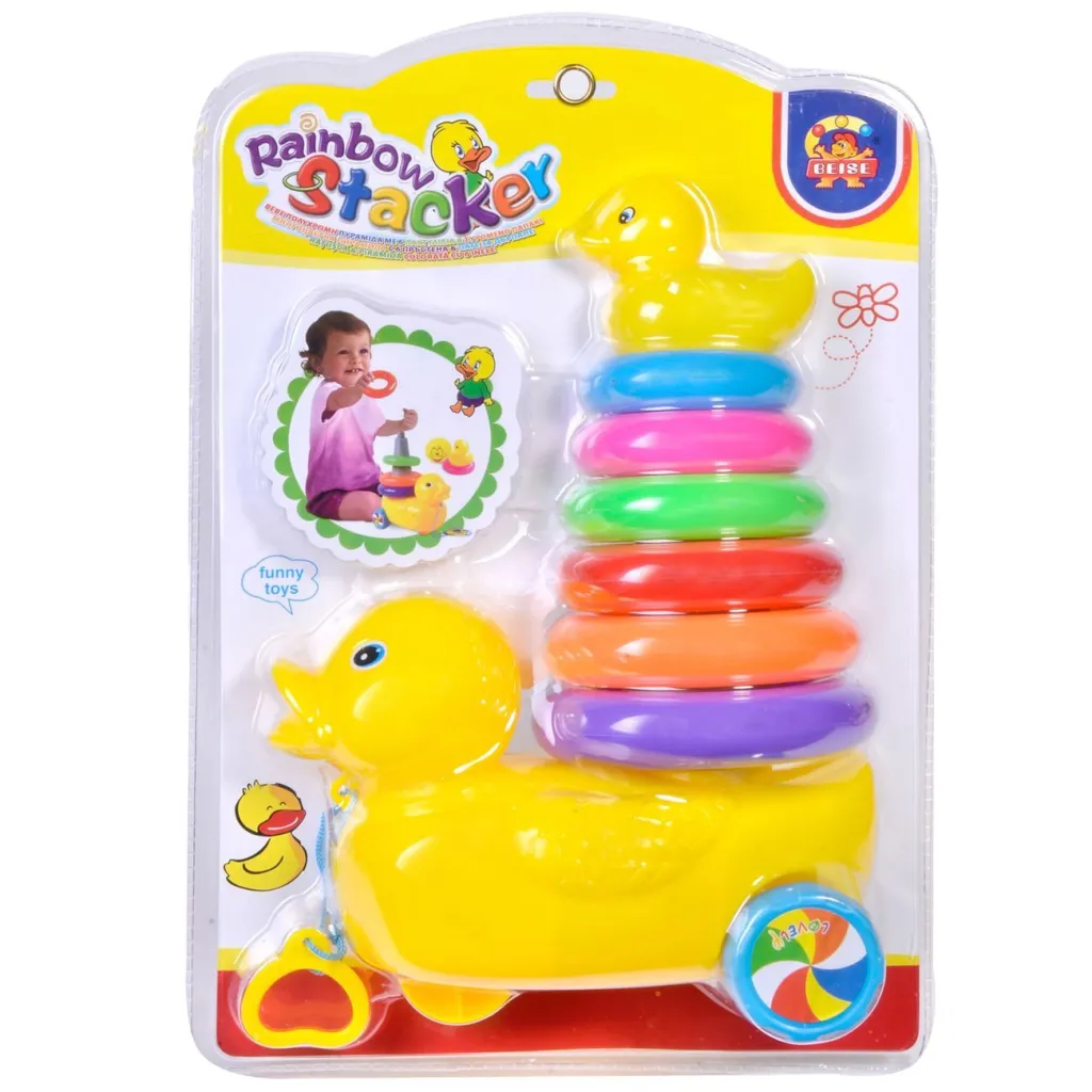 Lodër rosë piramidale rrëshqitëse me 6 unaza - 1