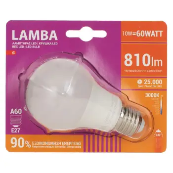Llambe Led 60W E27 3000K
