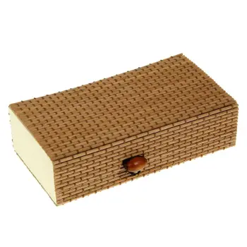 Kuti organizimi bambuje ngjyrë kafe 15x8x4cm