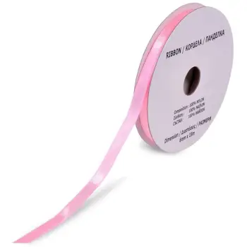 Kordele Roze Saten 6mmx13m