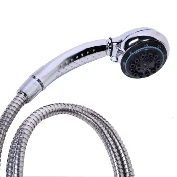 Kokë dushi metalike me tub, ngjyrë silver 1.5 m