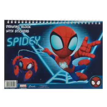 Bllok vizatimi B5 spiral me dizajn Spiderman - 30F