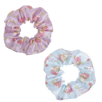 Lidhëse flokësh me dizajn My Melody, saten, ngjyrë blu, rozë - 2 copë
