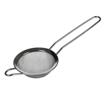 Kullesë inox me dorezë metalike 21 cm