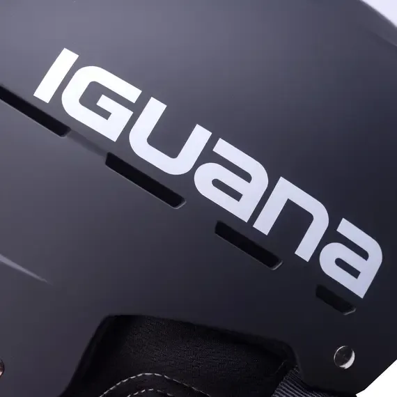 Helmetë ski Iguana unisex, e zezë - 6