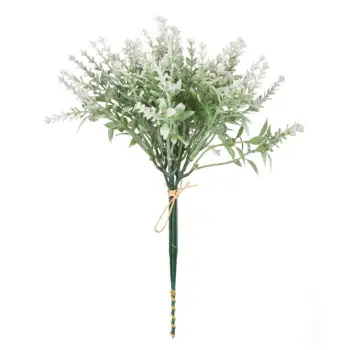 Degë Dekoruese Lavander E Bardhë 23 Cm