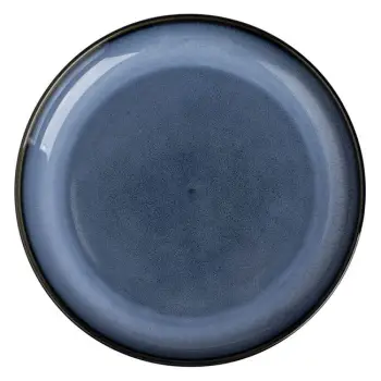 Pjatë për servirje prej porcelani blu 19.5 cm