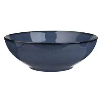 Tas porcelani ngjyrë blu e errët në stil nordik 1.7l