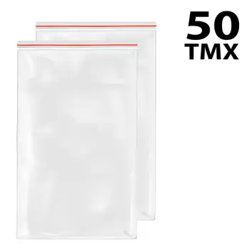 Qese plastike për ruajtje me mbyllje hermetike 12x18cm - 50 copë