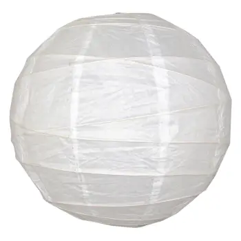 Abazhur Letre Oval I Bardhë 40 Cm