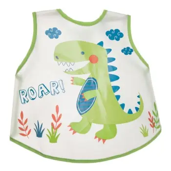 Gushore transparente me dizajn Dinosauri, jeshile, blu "Roar!" 38x31cm
