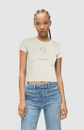 klj slim studded tee