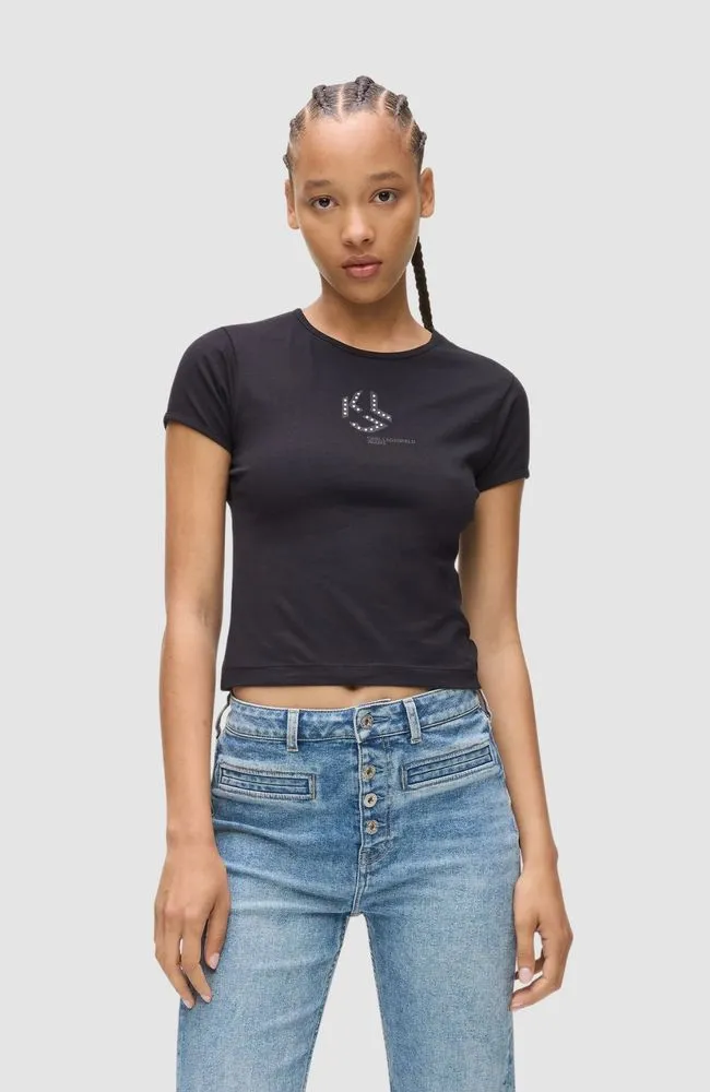 klj slim studded tee - 2