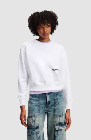 klj reg box floral sweat