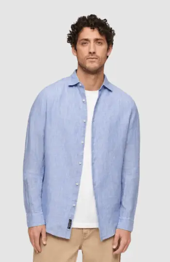 studios casual linen ls shirt