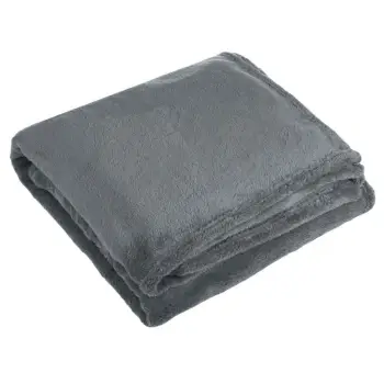 Batanije velvet në ngjyrë gri 160x130cm