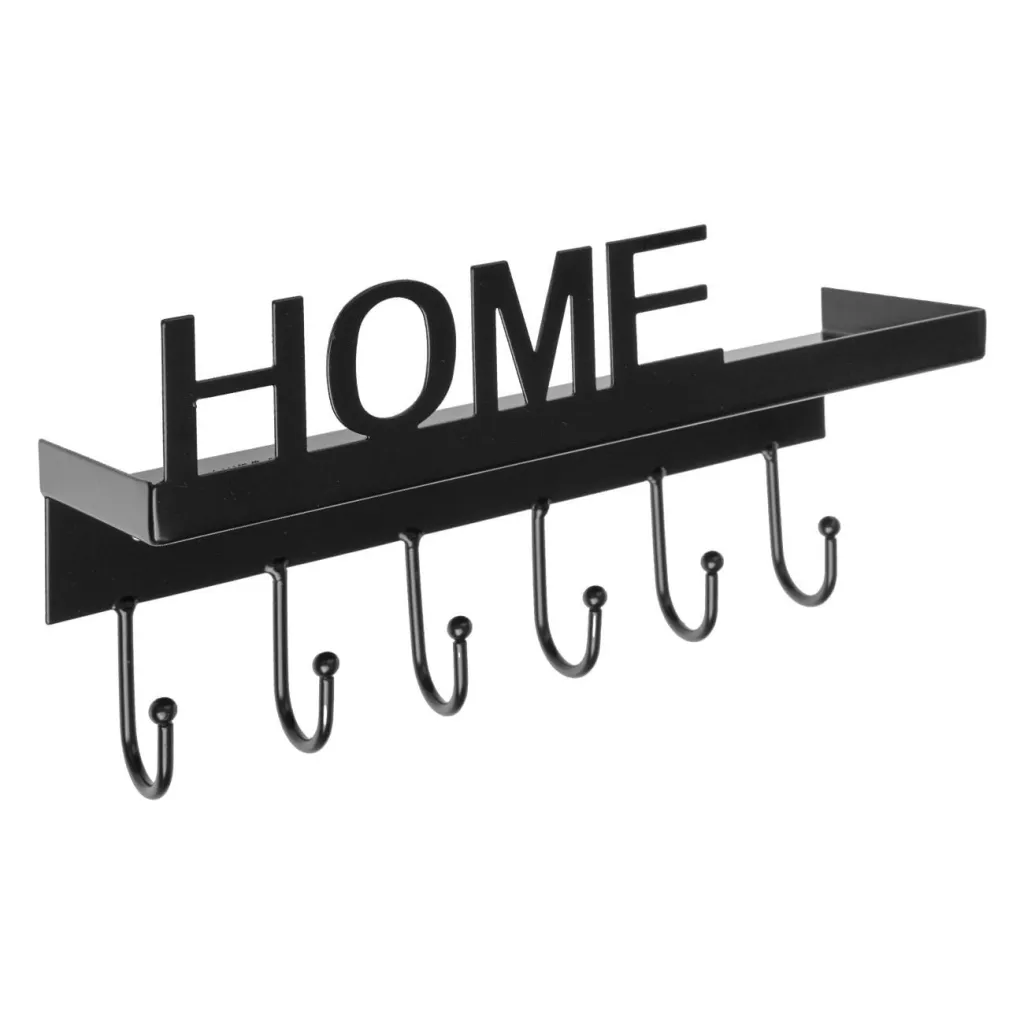 Mbajtëse Çelësash Metalike "HOME" 25x8x14cm - 1