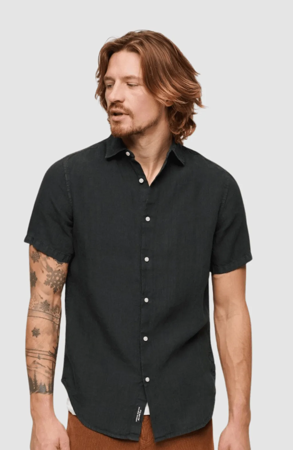 studios casual linen s/s shirt - 1
