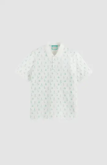 mini all over print polo