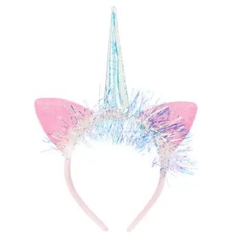 Rreth koke për Krishtlindje me Unicorn rozë dhe shirit