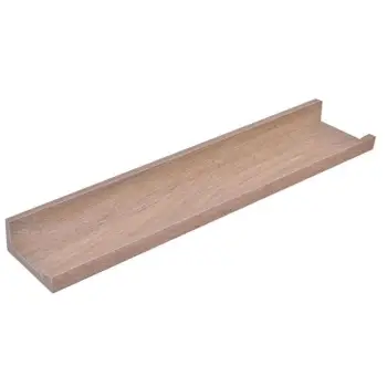 Raft muri MDF, me ngjyrë bezhë 48x10x4cm