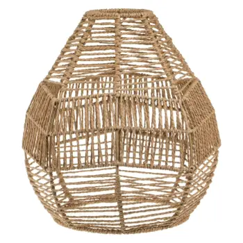 Abazhur oval me litar Ø27x33cm