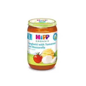 Shpaget me mozarela dhe domate HIPP 220g
