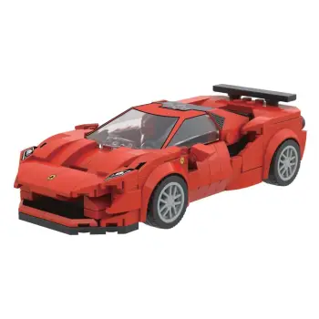 Lodër ndërtimi, makinë Ferrari e kuqe (272 copë)