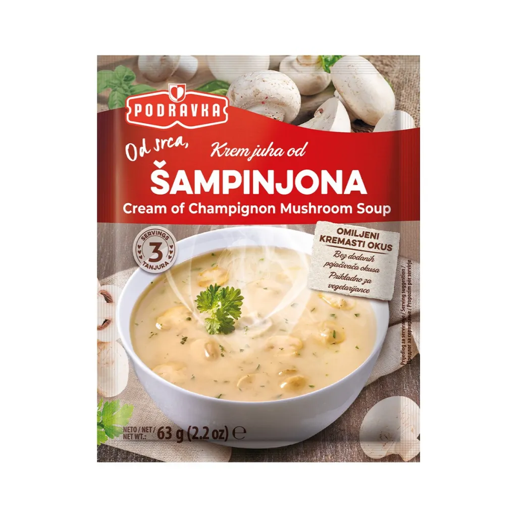 Supe krem me kerpudha Podravka 89gr - 1