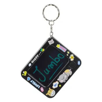 Mbajtëse çelësash me ekran LCD, shkrim-fshirje me stilolaps 7.5x0.8x6cm