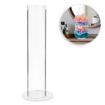 Organizues aksesorësh për flokët shufër transparente Ø5x24cm