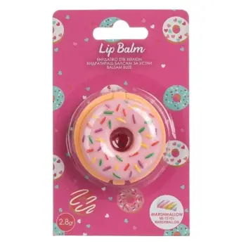 Balsam buzësh për fëmijë me aromë marshmallow, formë donut 2.8g