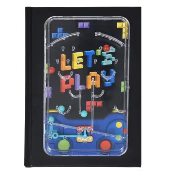 Bllok shënimesh B6, blu me dizajn Gaming 3D pinball – 80 fletë