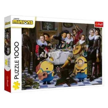 Puzzle me pikturën erilindjes me Minions (1000 copë) - Trefl