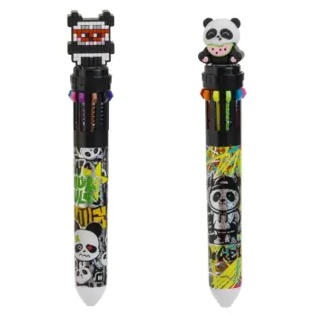 Stilolaps me 10 ngjyra me dizajne me Panda (3 Dizajne)