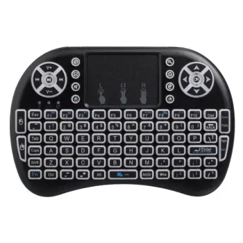 Mini tastierë wireless me touchpad &amp; dritë LED – 2.4GHz
