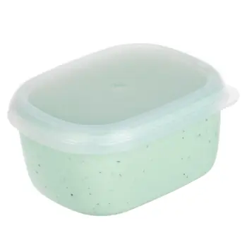 Tas plastike mini për ushqim, ngjyrë mente me pika 200ml
