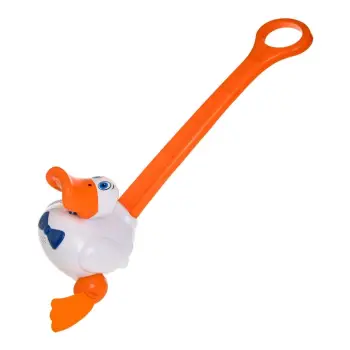 Rosak i bardhë me dorezë portokalli me tinguj 58 cm