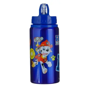 Shishe termus për fëmijë me pipë blu me dizajn Paw Patrol 500ml