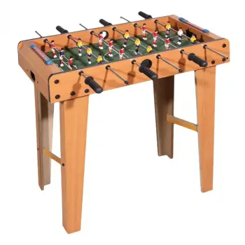 Tavolinë futbolli prej druri me këmbë 69x37x65cm