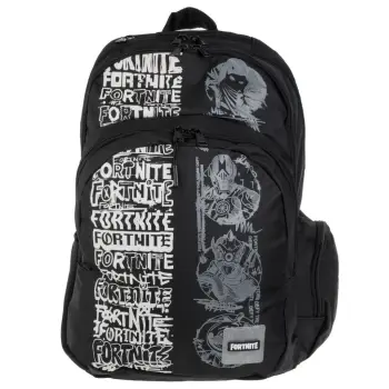 Çantë shkolle e zezë me dizajn Fortnite - 33x18x48cm