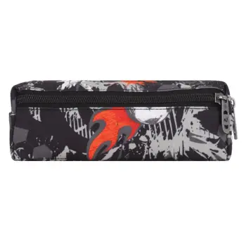 Kuletë e zezë me 3 ndarje me dizajn futboll 20.5x5x6cm